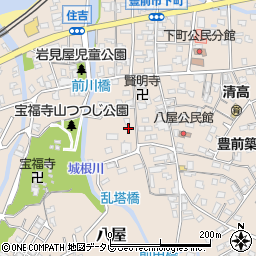 福岡県豊前市八屋1058周辺の地図