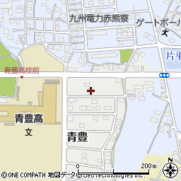 福岡県豊前市青豊12-12周辺の地図