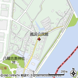 高浜公民館周辺の地図