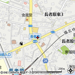 ＩＴＴＯ個別指導学院長者原校周辺の地図