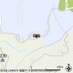 徳島県海部郡海陽町浅川羽坂周辺の地図