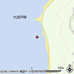 大波戸崎周辺の地図