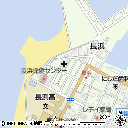 愛媛県大洲市長浜甲593周辺の地図