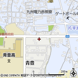 福岡県豊前市青豊12-5周辺の地図