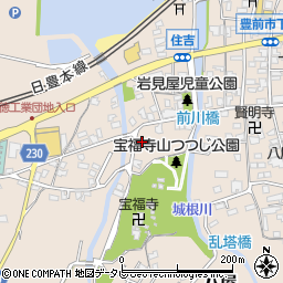 福岡県豊前市八屋1104周辺の地図