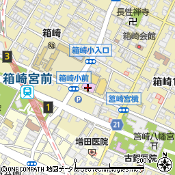 福岡県立図書館周辺の地図