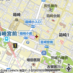 福岡県立図書館相談・相互貸借周辺の地図