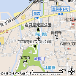 福岡県豊前市八屋1092周辺の地図