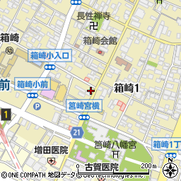 馬場薬局　しろくま薬局　箱崎宮前店周辺の地図