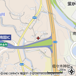 高知県南国市領石892周辺の地図