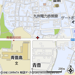 福岡県豊前市青豊6-2周辺の地図
