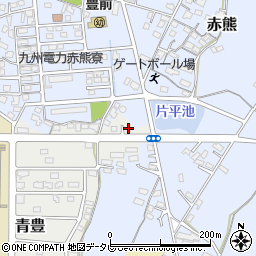 福岡県豊前市青豊8-4周辺の地図