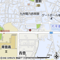 福岡県豊前市青豊7-2周辺の地図