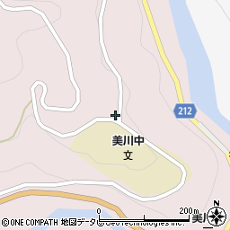 愛媛県上浮穴郡久万高原町上黒岩2961周辺の地図