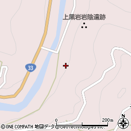 愛媛県上浮穴郡久万高原町上黒岩1124周辺の地図