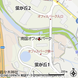 高知県南国市蛍が丘周辺の地図