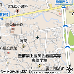 福岡県豊前市八屋1474周辺の地図