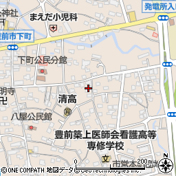 福岡県豊前市八屋1473周辺の地図