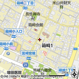 フロア・ママ美容室箱崎店周辺の地図