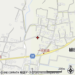 高知県南国市植田921-6周辺の地図