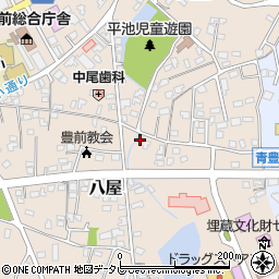 福岡県豊前市八屋1854周辺の地図