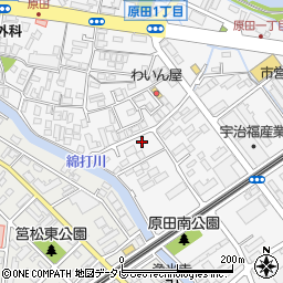 メナード化粧品箱崎代行店周辺の地図