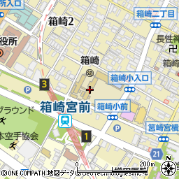 福岡市立箱崎小学校周辺の地図