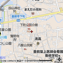 福岡県豊前市八屋1429周辺の地図