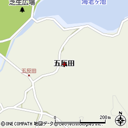 徳島県海陽町（海部郡）大里（五反田）周辺の地図