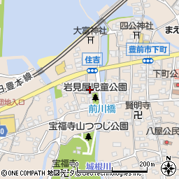 福岡県豊前市八屋1183周辺の地図