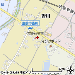 福岡県豊前市沓川652周辺の地図