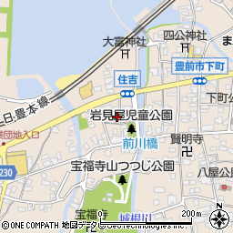 福岡県豊前市八屋1181周辺の地図