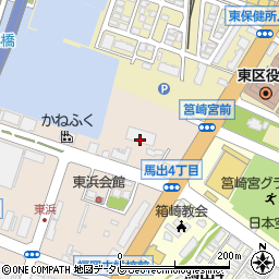 福岡県神社庁周辺の地図