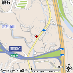 高知県南国市領石642周辺の地図