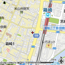 ピザーラ箱崎店周辺の地図