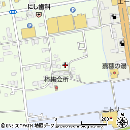 福岡県飯塚市椿77周辺の地図