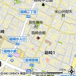 箱崎会館周辺の地図