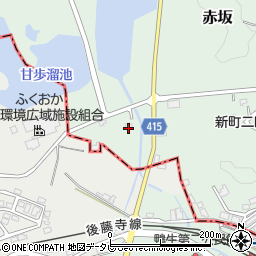 福岡県飯塚市赤坂883周辺の地図