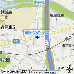 福岡インター入口周辺の地図
