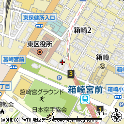 サンリヤン箱崎宮前２番館周辺の地図