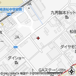 福岡県福岡市東区松田周辺の地図