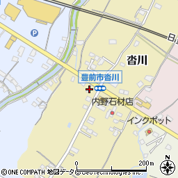 福岡県豊前市沓川591周辺の地図