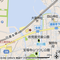 福岡県豊前市八屋1159周辺の地図