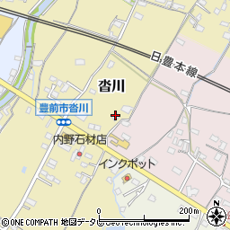 福岡県豊前市沓川566周辺の地図