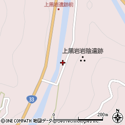 愛媛県上浮穴郡久万高原町上黒岩1094周辺の地図