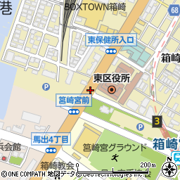箱崎浜周辺の地図