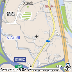 高知県南国市領石647周辺の地図