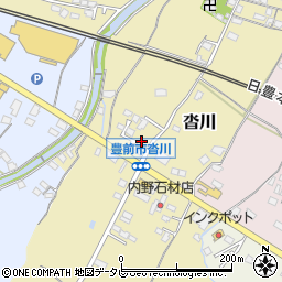 福岡県豊前市沓川590周辺の地図