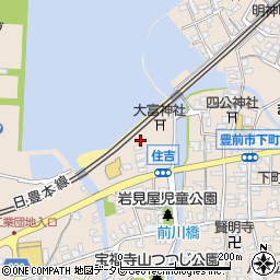 福岡県豊前市八屋1173周辺の地図