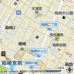 グランティックプログレス箱崎周辺の地図